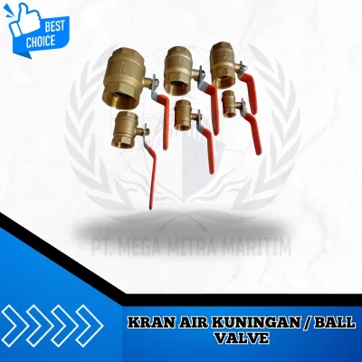 Kran Air Kuningan / Ball Valve