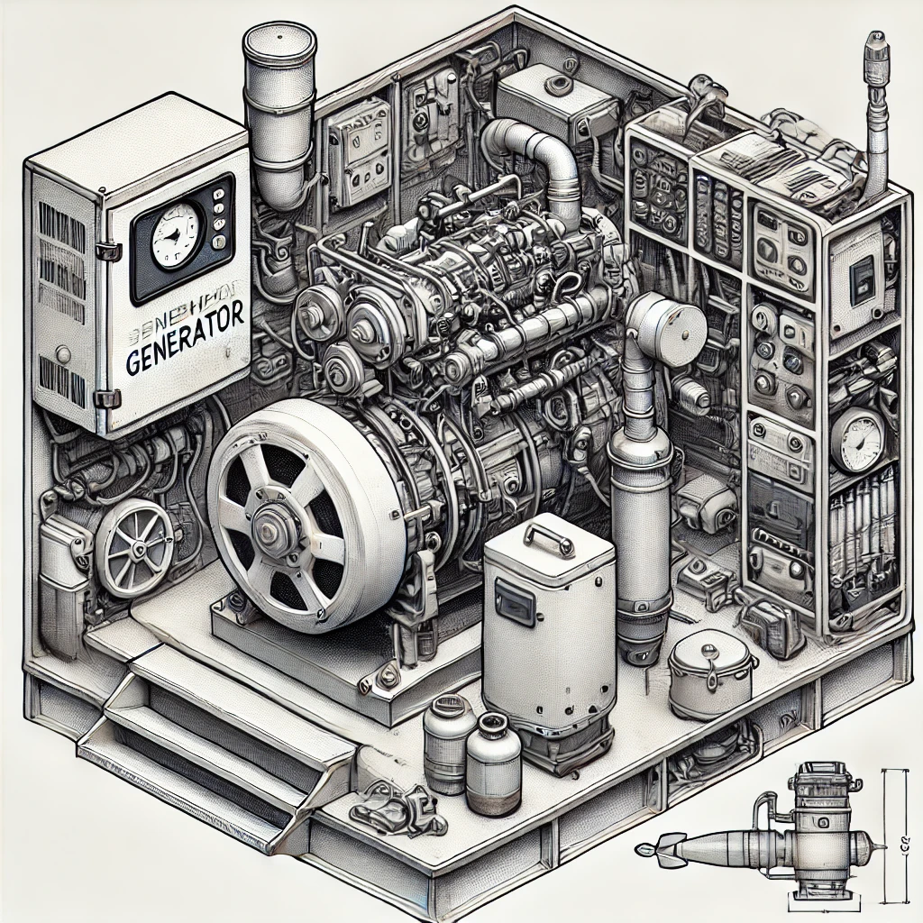 Sparepart-Kapal- Generator